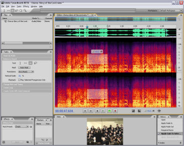 Audio Editing Screenshot